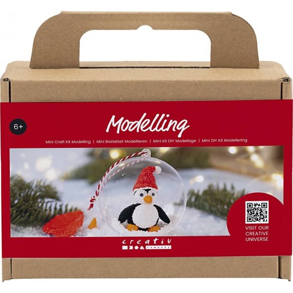 Mini DIY Kit -mallinnus - pingviini