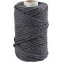 Makramlanka - harmaa - 4 mm - 55 m