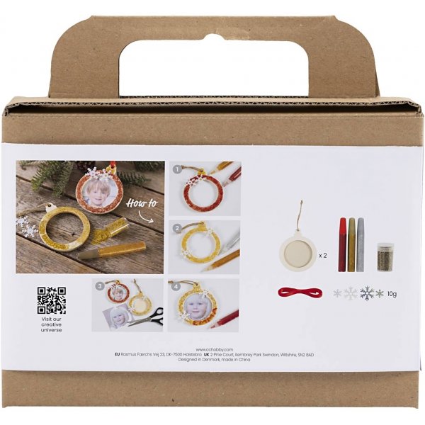 Mini DIY Kit joulukoristeet - kehykset