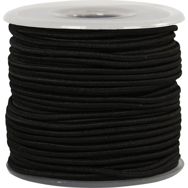 Joustava nyri 2 mm - musta - 25 m