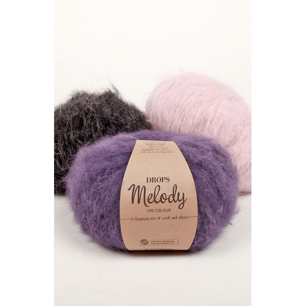 Drops Melody lanka - 50g (mohair efekti)