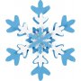 Layer-on-layer-lvistys - Snowflake - 3 kpl