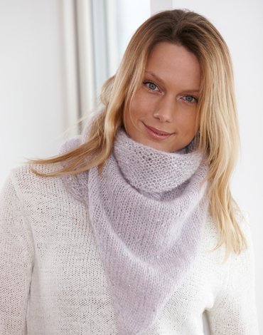 Neulekuvio - Neulottu huivi