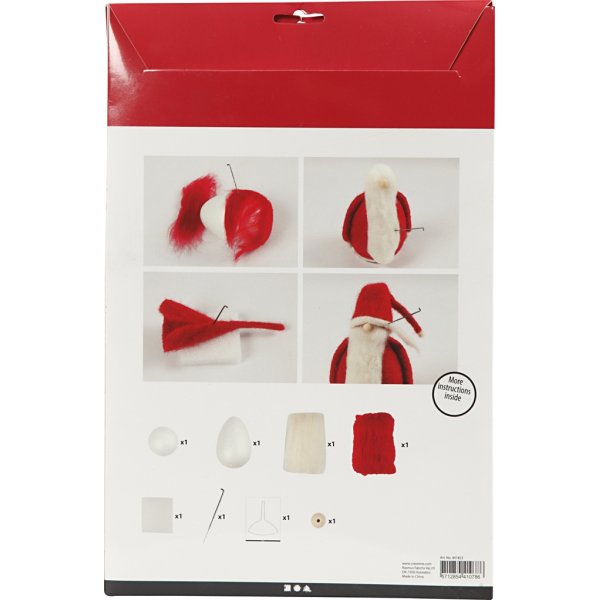 Askartelusetti - Neulahuovutettu Joulupukki