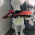 Asiakaskuva Marabou h�yhen 80 - 100 mm - useita v�rej� sekoitettuna 2 g ~ 22 kpl.