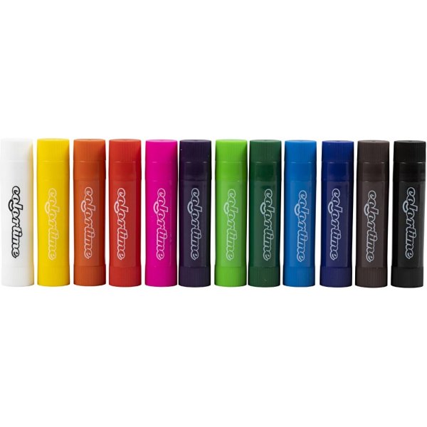 Soft Color Stick - sekavärit - 12 kpl Soft Color Stick - sekavärit - 12 kpl