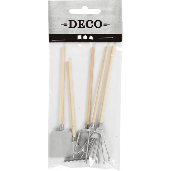 Joulupukin tarvikkeet - Puutarhatykalut - 5 erilaista