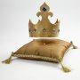 Pahvikruunut - valkoinen - 5 kpl