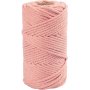 Makramelanka - pinkki - 4 mm - 55 m