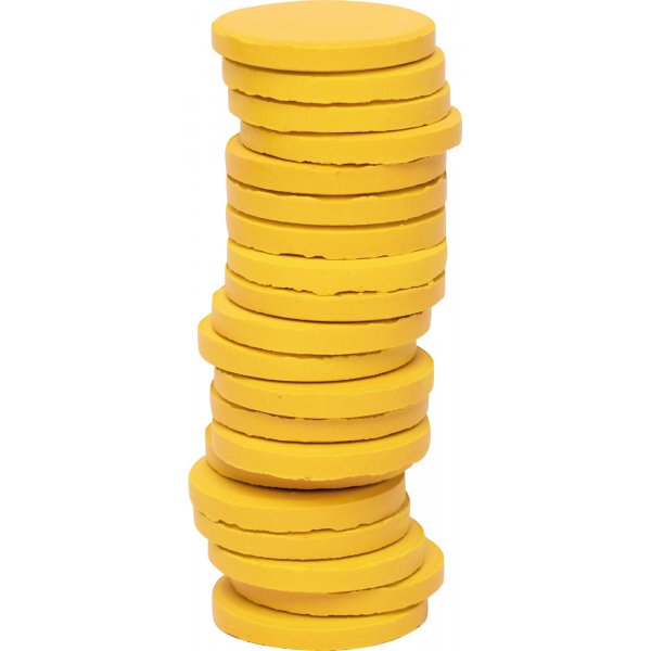 Vrikiekot  30 mm - keltainen - 20 kpl