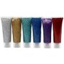 Eulenspiegel Glitter geeli - sekavrit - 6 x 18 ml