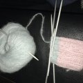 Asiakaskuva DROPS Harjattu Alpaca Silk lanka - 25g - himme� vaaleanpunainen (12)