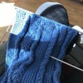 Asiakaskuva DROPS Big Merino Mix -lanka - 50g - Denim sininen (07)