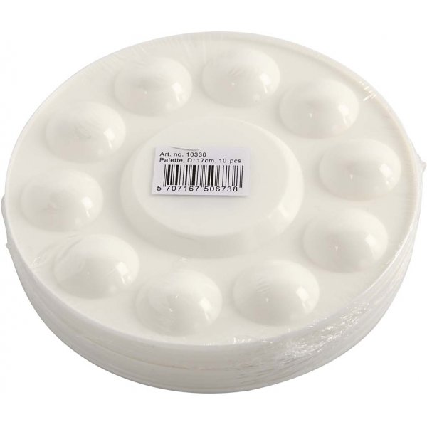 Paletti - valkoinen - 17 cm - 10 kpl