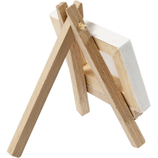 Joulupukin tarvikkeet - Lauta maalaustelineella