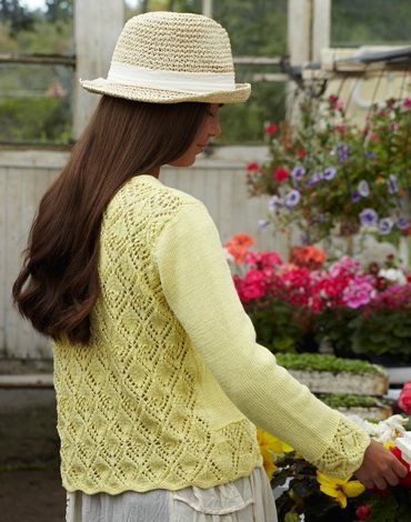 Neulekuvio - Neuletakki pitsill