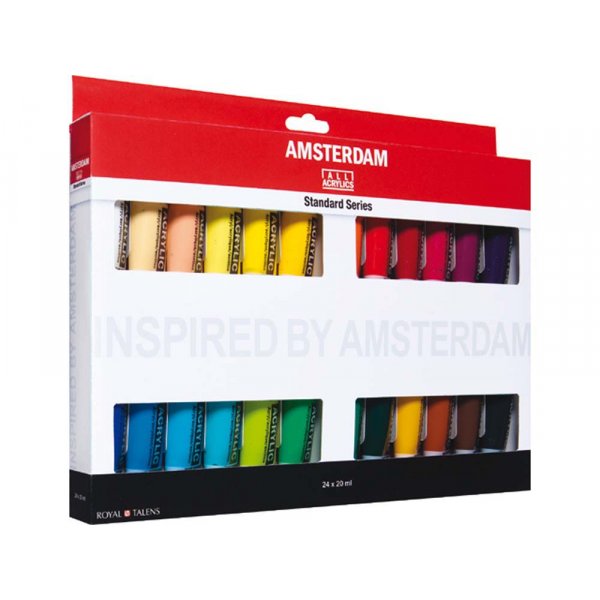 Akryylimaalisarja Amsterdam 20 ml - 24 putkea