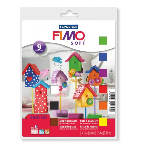 Malli Fimo Soft Basic - 9x25 g