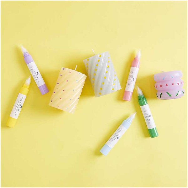 Vaalea kynä - RICO Design - Sadevenevärit - 6 kpl Vaalea kynä - RICO Design - Sadevenevärit - 6 kpl