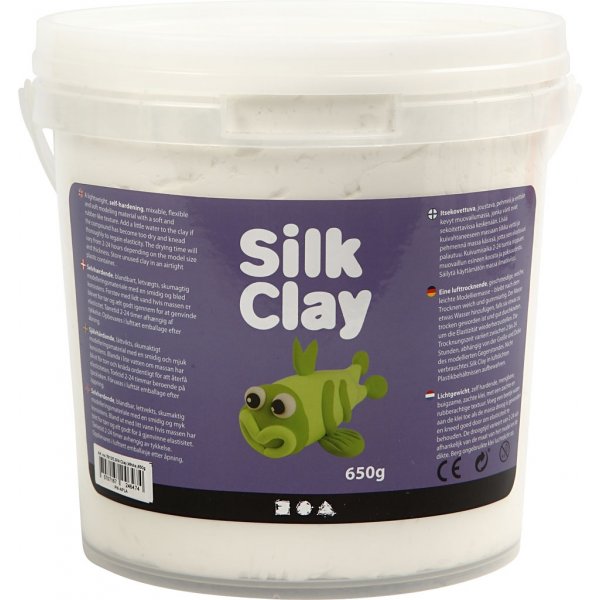 Silk Clay - valkoinen - 650 g