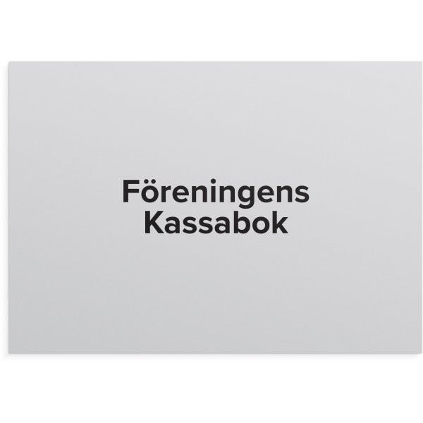 Yhdistyksen kassakirja - A4L