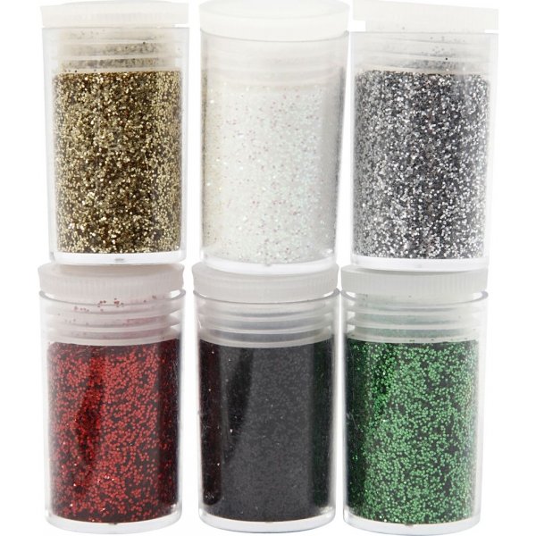 Glitter - sekavrit - 6 x 5 g