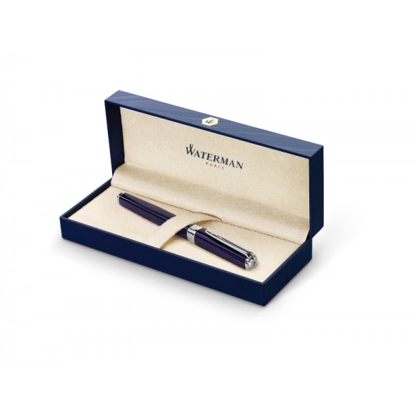 Tytekyn Waterman Exception Slim Laque - Silver Trim - Hieno sininen