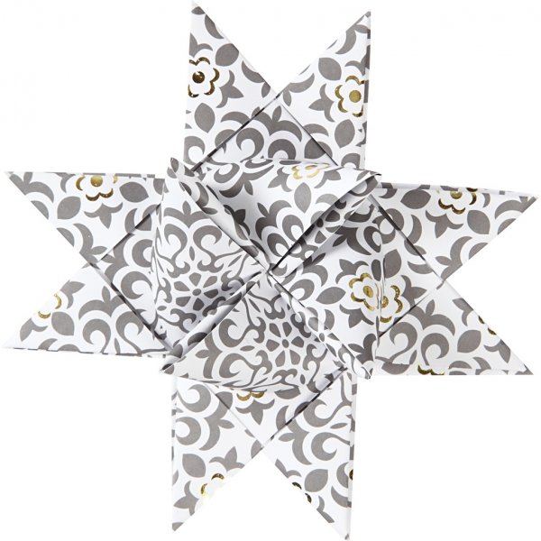 Thtinauhat - kulta - valkoinen - 6,5+11,5 cm, 48 nauhaa