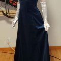 Asiakaskuva Polyesterisametti 150 cm - Navy