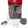 Mini DIY Kit - harmaa kanerva - Joulupukki