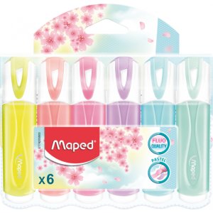 Highlighter - Maped - Fluo Pep'S Classic pastelliv�rit 6 kpl