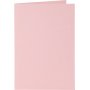 Kortit ja kirjekuoret - pinkki - 11,5 x 16,5 cm - 6 sarjaa