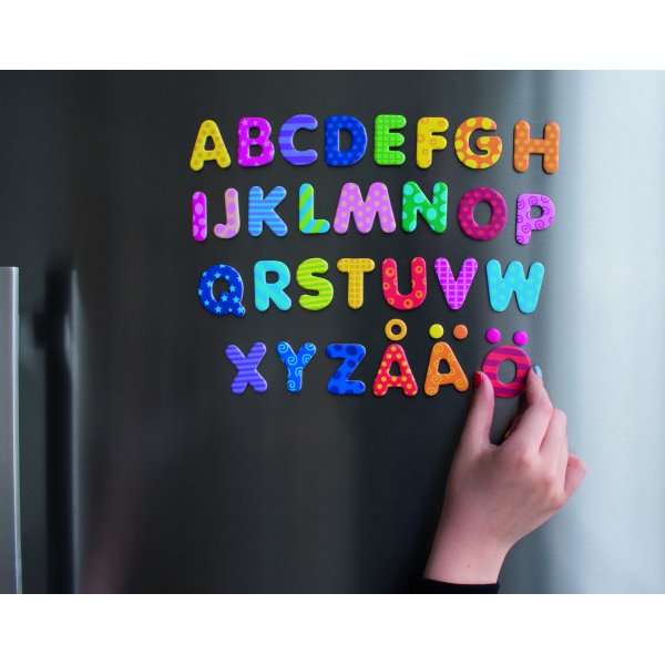 Magneettiset kirjaimet kuviolliset 60 kpl