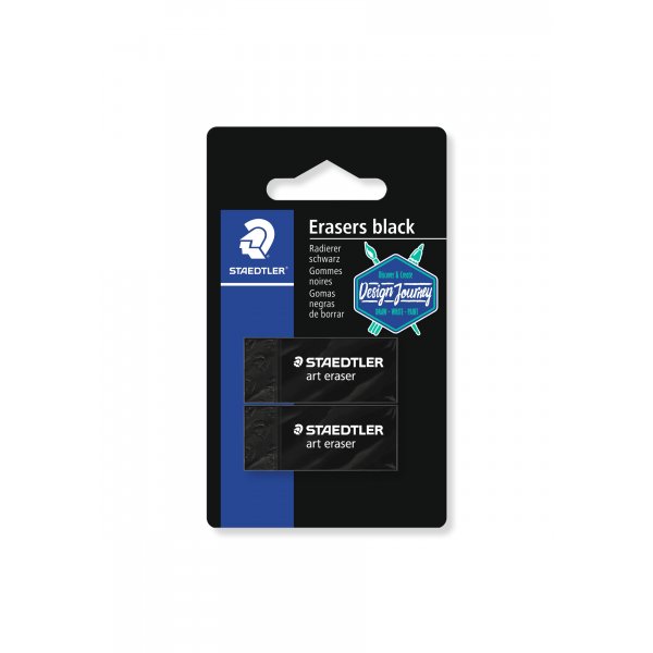 Eraser Rasoplast Black - 2 kpl
