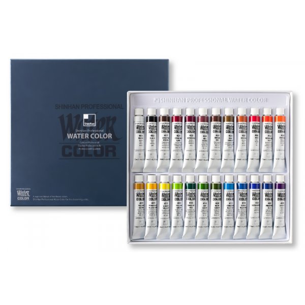Vesivrisetti Shinhan Pro Watercolor 7,5ml 24kpl