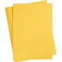 Vrillinen pahvi - auringonkeltainen - A2 - 180 g - 100 arkkia