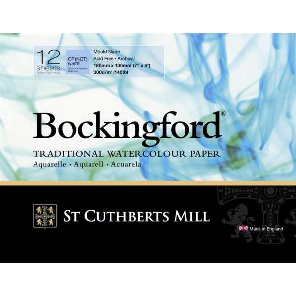 Akvarelliharkko Bockingford 300 G - Kylmpuristettu