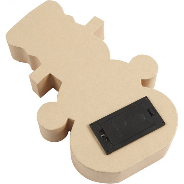 Pahvihahmo sisäänrakennetulla valolla - lumiukko - 5 cm Pahvihahmo sisäänrakennetulla valolla - lumiukko - 5 cm