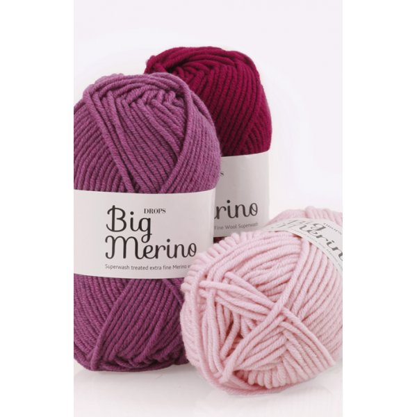 Drops Big Merino -lankaa - 50g (n. 20 eri vrivaihtoehtoa)
