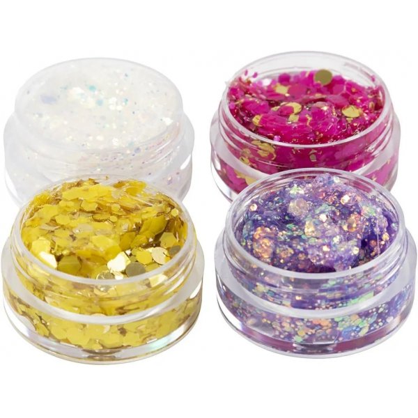 Glitter savi, sekavrej 4x5 ml
