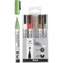 Liitumerkit - metallivrit - 5 kpl