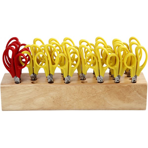 Lasten sakset - pyre krki - 12,5 cm - 24 kpl