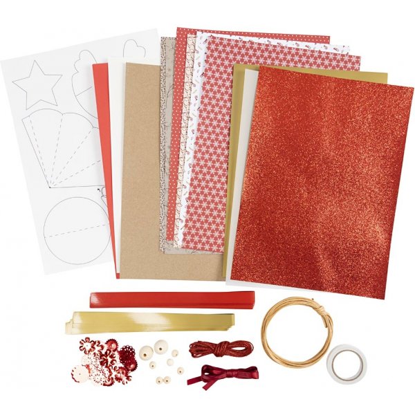 Leikkaa ja liit setti - jouluvrit