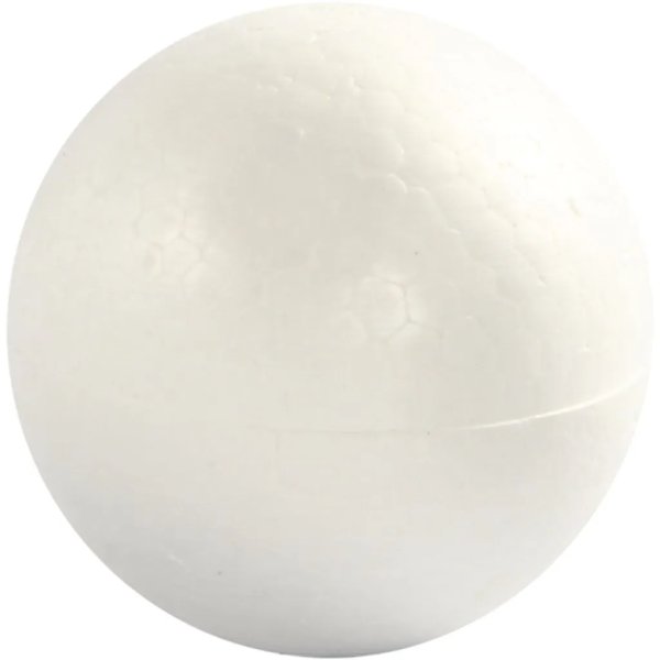 Styroksipallot - valkoinen - �7 cm - 5 kpl