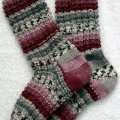 Asiakaskuva Viking lanka Raggen 150g - Pinkki/harmaa/luonnollinen (762)