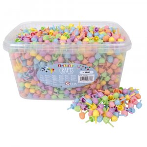 V�rillinen mosaiikki pastelli � 15 mm - noin 1600 kpl (1 kg)