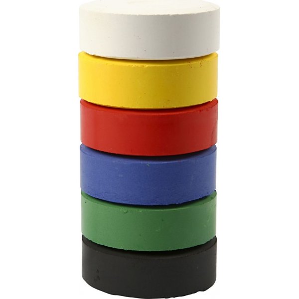 Akvarelli - 57 cm - perusvrit - 6 kpl