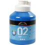 Koulumaali - Akryyli - perussininen - matta - 500 ml