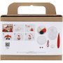 Mini DIY Kit Modeling - punainen/valkoinen - Joulupukki