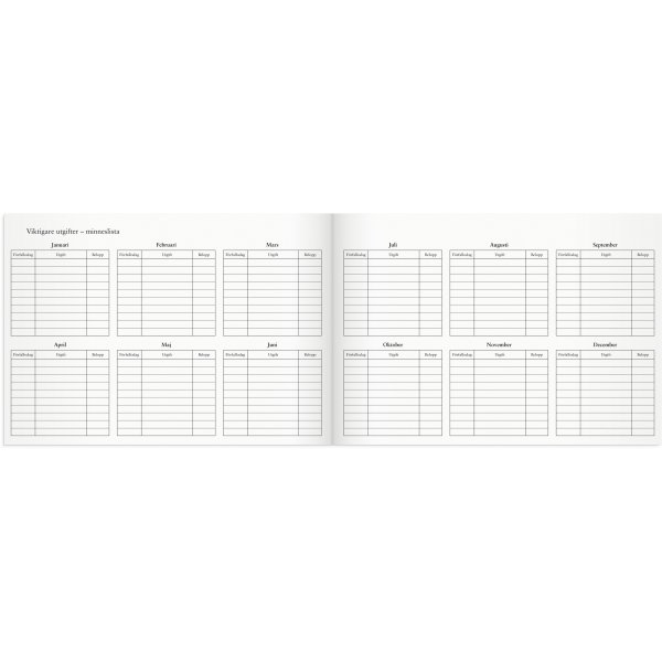 Kotitalouden kassakirja - A4L Kotitalouden kassakirja - A4L